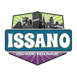 Issano Pizza & Grill House logo.